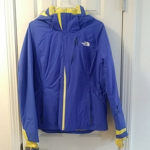 ❄North Face ski jacket, Blue& Yellow, like NEW